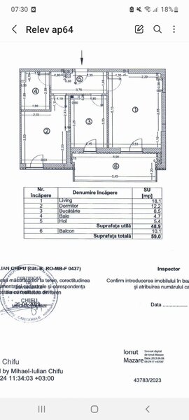 Brancoveanu, Dealul Drumul Alunisului, apartament 2 camere
